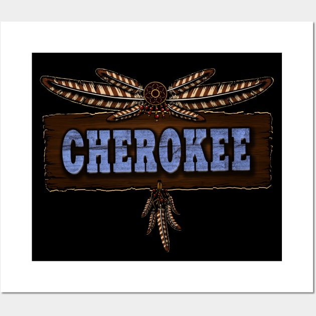 Cherokee People Wall Art by MagicEyeOnly